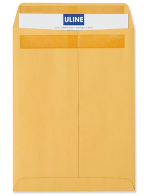 Redi-Seal Envelopes - Kraft, 9 1/2 x 12 1/2" S-7804