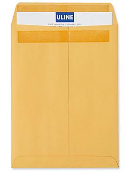 Redi-Seal Envelopes - Kraft, 9 1/2 x 12 1/2" S-7804