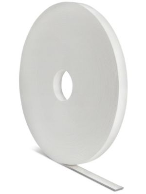 White Heavy Duty Double Sided Foam Tape, 1/8 Thick - 1/2 x 36 yds.