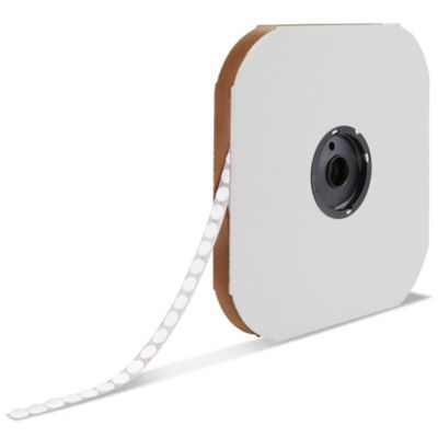 Velcro® Brand Tape Dots - Loop, White, 1/2