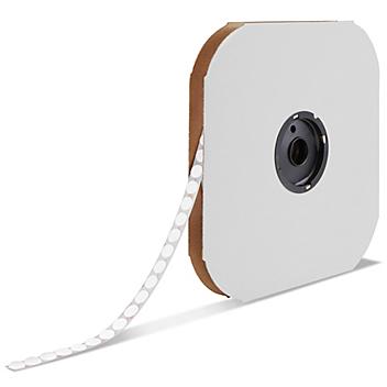 Velcro&reg; Brand Tape Dots - Loop, White, 1/2" S-7849