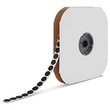 Velcro&reg; Brand Tape Dots - Loop, Black, 3/4" S-7851