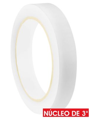 Uline Cinta Adhesiva Transparente Removible - 3/4" x 72 yardas, Transparente S-7856