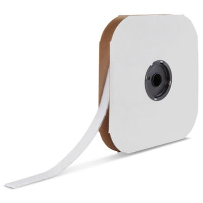 1/2 x 75' White Velcro Tape Strips - Hook