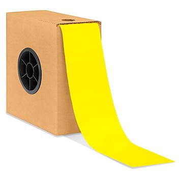 Blank Barricade Tape - 3" x 1,000', Yellow S-7863