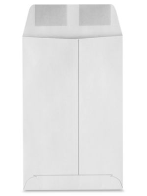 Gummed Envelopes - White, 6 x 9" S-7864