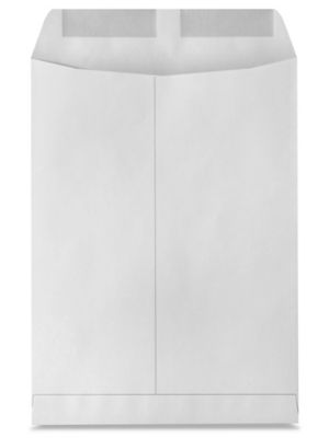 Gummed Envelopes - White, 9 x 12" S-7865