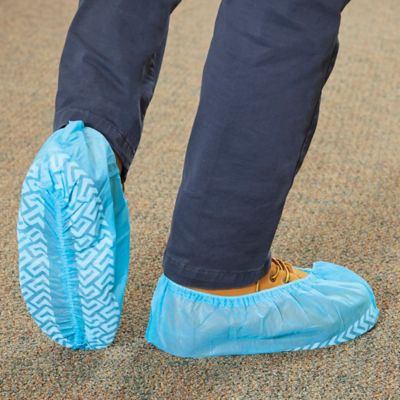 Couvre-chaussures standards – Pointure 6 à 11, bleu S-7873BLU - Uline
