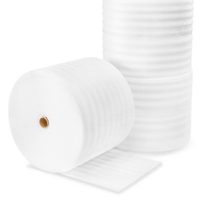 White Polyethylene Closed Cell Foam Strip Roll with Adhesive on One Side