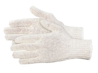 White deals knit gloves