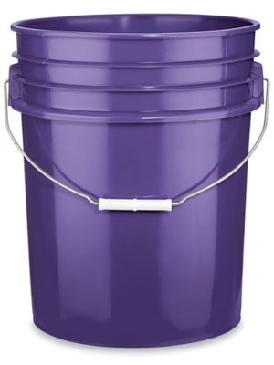 Plastic Pail - 5 Gallon, Natural