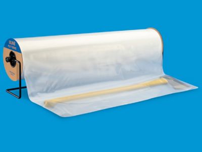 Clear Plastic Tubing by the Roll, 36'' width, 2 mil thickness