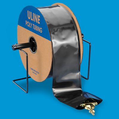 Black Poly Tubing Roll - 4 Mil, 6" x 1,500' S-7923