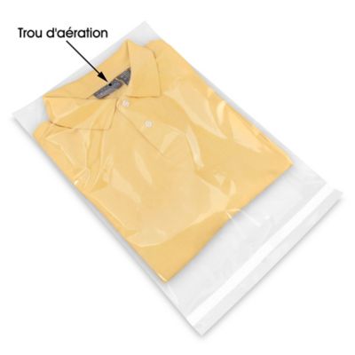 Vent Hole Bags - 2 Mil, 12 x 16" S-7935
