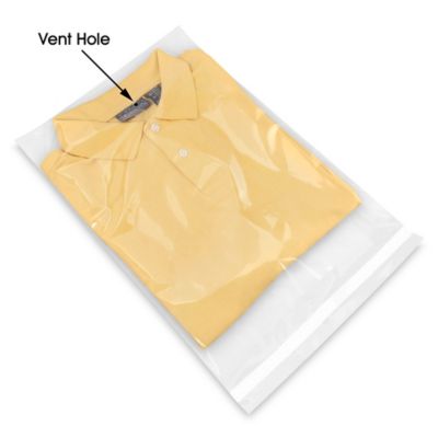 Vent Hole Bags - 2 Mil, 12 x 16" S-7935