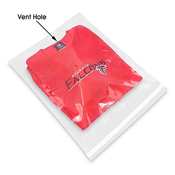 Vent Hole Bags - 2 Mil, 15 x 18" S-7936