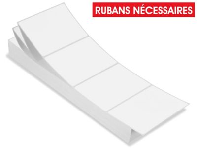 Fanfold Thermal Transfer Labels - 4 x 3", Ribbons Required S-7992