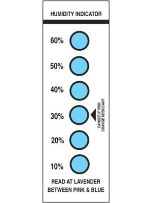 Humidity Indicators - 10-60% S-8028 - Uline