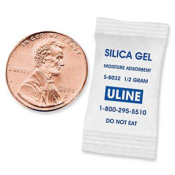 Silica Gel Desiccants - Gram Size 1/2, 5 Gallon Pail S-8032