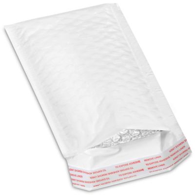 Uline Bubble-Lined Polyolefin Mailers #000 - 4 x 8" S-8059