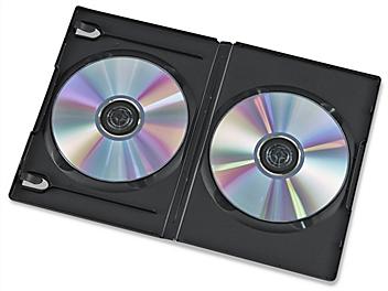 Double DVD Cases - Black S-8071