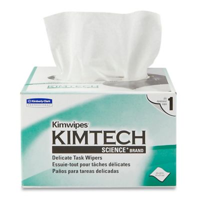 Kimwipes&reg; Low-Lint Wipers - 1-Ply, 4.4 x 8.2", 30 boxes/case S-8115