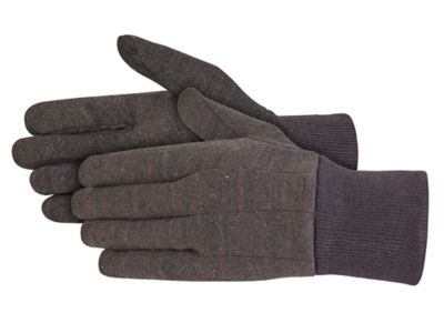 Brown cotton deals jersey gloves