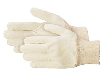 Cotton Jersey Gloves - Unlined, Ladies', White S-812L-W