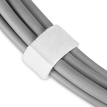 Velcro&reg; Brand Self-Grip Straps - 3/4" x 75', White S-8136W