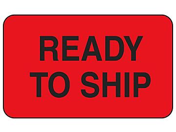 Production Labels - "Ready to Ship", 1 1/4 x 2"