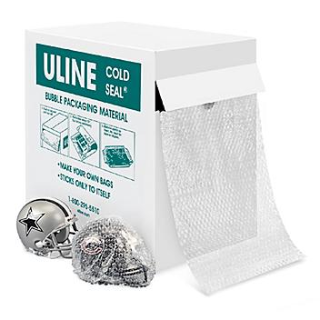 Uline Cold Seal® Bubble Roll - 12" x 175', 3/16", Perforated S-818