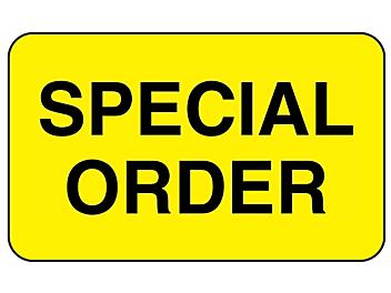Production Labels - "Special Order", 1 1/4 x 2" S-8196