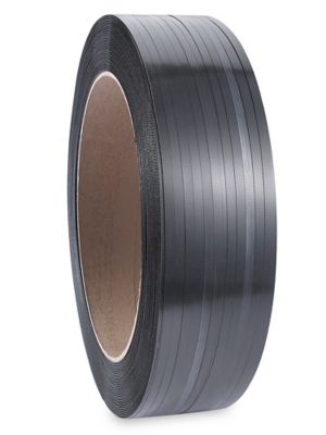 Uline Poly Strapping - 1/2" x .024" x 7,200', Black S-821