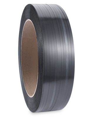 Uline Poly Strapping - 1/2 x .024 x 7,200', Black S-821 - Uline