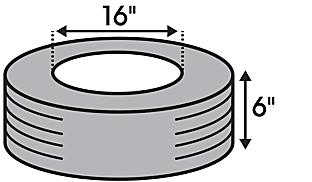 Uline – Ruban à mesurer métrique – 1 po x 25 pi/7,5 m H-2494 - Uline