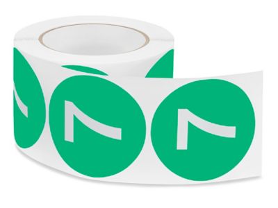 3" Circle Labels - "7" S-8221