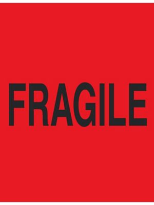 fragile label