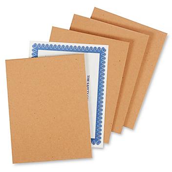 8 1/2 x 11" Chipboard Pads - .030" thick S-8292