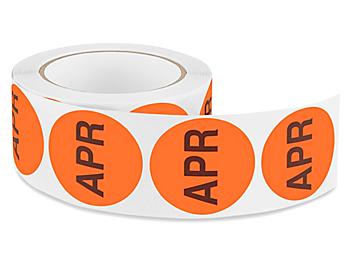 Circle Months of the Year Labels - "APR", 2" S-8303