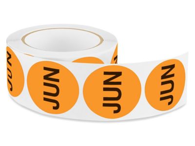 Circle Months of the Year Labels - "JUN", 2" S-8305