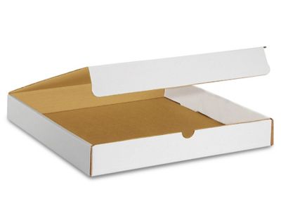 Plain Pizza Boxes - 16 x 16 x 2, White S-17594 - Uline