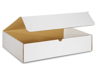 17 1/4 x 11 1/4 x 4" White Literature Mailers S-8343