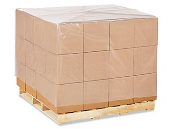 54 x 52 x 60" 4 Mil Clear Pallet Covers S-8357