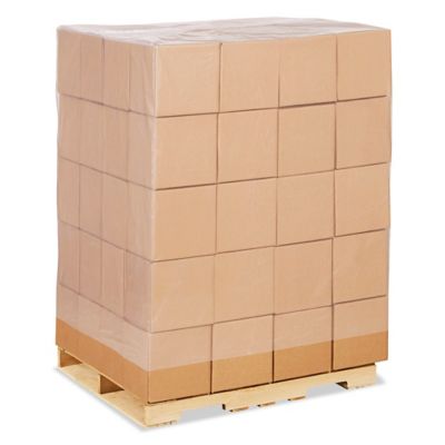 58 x 40 x 80" 3 Mil Clear Pallet Covers S-8367