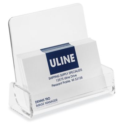 Countertop Business Card Holders - 4 x 2 x 3" S-8398