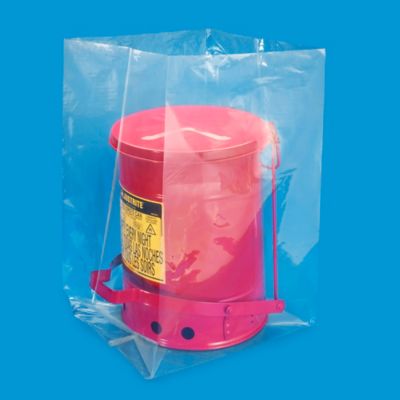 14 x 14 x 30" 3 Mil Gusseted Poly Bags S-8443