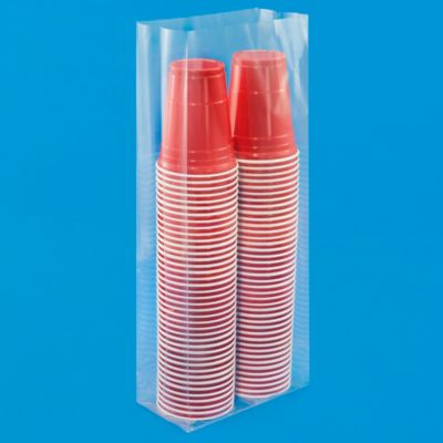 8 x 4 x 21" 2 Mil Gusseted Poly Bags S-8449