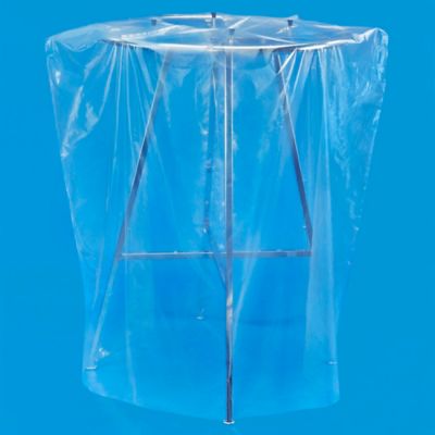 38 x 36 x 70" 2 Mil Gusseted Poly Bags S-8452