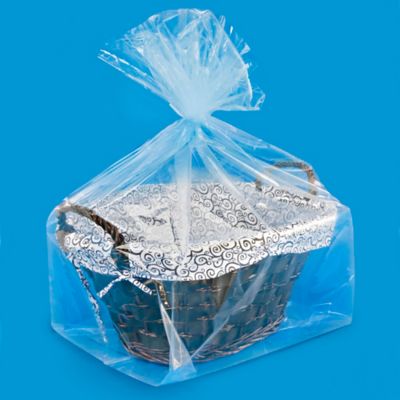 18 x 18 x 40" 2 Mil Gusseted Poly Bags S-8495