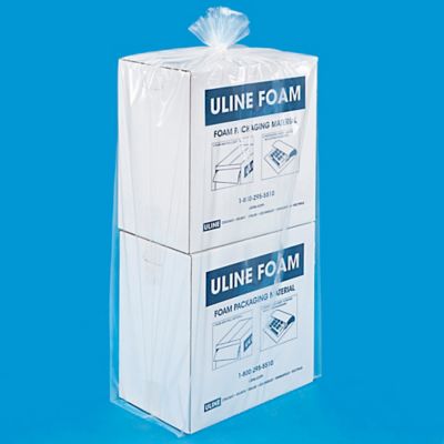 22 x 16 x 59" 2 Mil Gusseted Poly Bags S-8497